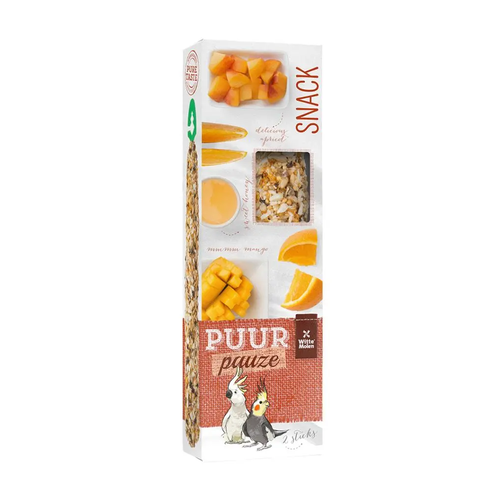 Puur Gourmetfrøpinde Frugt og honning 140 g